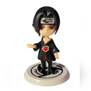 Naruto Shippuden Itachi Uchiha Chibi-style Masters Miniature Figure With Stand.